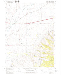 Herder Creek Nevada Historical topographic map, 1:24000 scale, 7.5 X 7.5 Minute, Year 1967