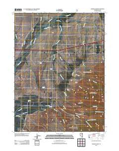 Herder Creek Nevada Historical topographic map, 1:24000 scale, 7.5 X 7.5 Minute, Year 2012