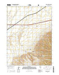 Herder Creek Nevada Current topographic map, 1:24000 scale, 7.5 X 7.5 Minute, Year 2015