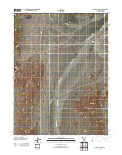 Hickison Summit Nevada Historical topographic map, 1:24000 scale, 7.5 X 7.5 Minute, Year 2012