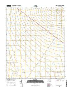Hidden Hills Ranch Nevada Current topographic map, 1:24000 scale, 7.5 X 7.5 Minute, Year 2015
