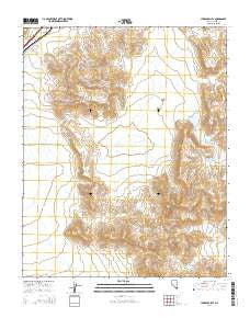 Hidden Valley Nevada Current topographic map, 1:24000 scale, 7.5 X 7.5 Minute, Year 2014