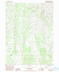High Bald Peaks Nevada Historical topographic map, 1:24000 scale, 7.5 X 7.5 Minute, Year 1984