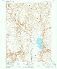 High Rock Lake Nevada Historical topographic map, 1:24000 scale, 7.5 X 7.5 Minute, Year 1972