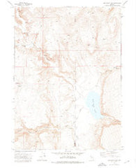 High Rock Lake Nevada Historical topographic map, 1:24000 scale, 7.5 X 7.5 Minute, Year 1972