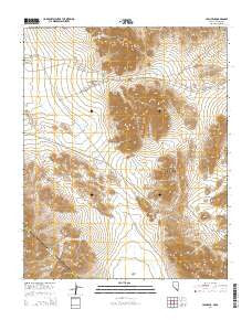 High Peak Nevada Current topographic map, 1:24000 scale, 7.5 X 7.5 Minute, Year 2014