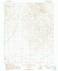 Highland Spring Nevada Historical topographic map, 1:24000 scale, 7.5 X 7.5 Minute, Year 1989
