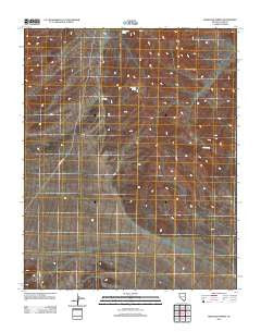 Highland Spring Nevada Historical topographic map, 1:24000 scale, 7.5 X 7.5 Minute, Year 2012