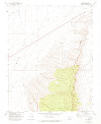 Hiko SE Nevada Historical topographic map, 1:24000 scale, 7.5 X 7.5 Minute, Year 1970