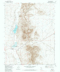 Hiko Nevada Historical topographic map, 1:24000 scale, 7.5 X 7.5 Minute, Year 1970