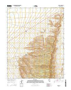 Hiko SE Nevada Current topographic map, 1:24000 scale, 7.5 X 7.5 Minute, Year 2014