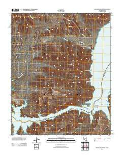 Hiller Mountains Nevada Historical topographic map, 1:24000 scale, 7.5 X 7.5 Minute, Year 2012