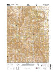Hinkey Summit Nevada Current topographic map, 1:24000 scale, 7.5 X 7.5 Minute, Year 2015