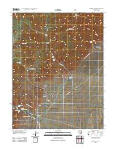 Hobble Canyon Nevada Historical topographic map, 1:24000 scale, 7.5 X 7.5 Minute, Year 2012