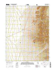 Hogum Nevada Current topographic map, 1:24000 scale, 7.5 X 7.5 Minute, Year 2014