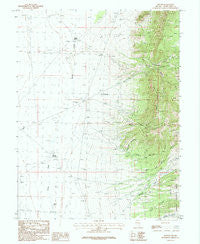 Hogum Nevada Historical topographic map, 1:24000 scale, 7.5 X 7.5 Minute, Year 1987