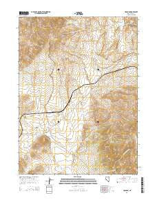 Holborn Nevada Current topographic map, 1:24000 scale, 7.5 X 7.5 Minute, Year 2014