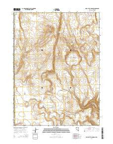 Hole In The Ground Nevada Current topographic map, 1:24000 scale, 7.5 X 7.5 Minute, Year 2014