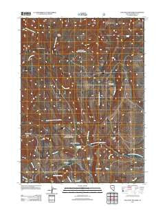 Holloway Meadows Nevada Historical topographic map, 1:24000 scale, 7.5 X 7.5 Minute, Year 2011