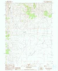 Home Station Gap Nevada Historical topographic map, 1:24000 scale, 7.5 X 7.5 Minute, Year 1990