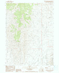 Home Station Ranch Nevada Historical topographic map, 1:24000 scale, 7.5 X 7.5 Minute, Year 1990
