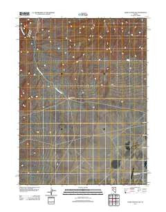 Home Station Gap Nevada Historical topographic map, 1:24000 scale, 7.5 X 7.5 Minute, Year 2011