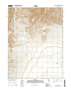 Home Station Gap Nevada Current topographic map, 1:24000 scale, 7.5 X 7.5 Minute, Year 2014