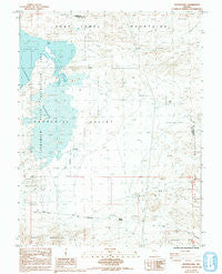 Hooten Well Nevada Historical topographic map, 1:24000 scale, 7.5 X 7.5 Minute, Year 1985
