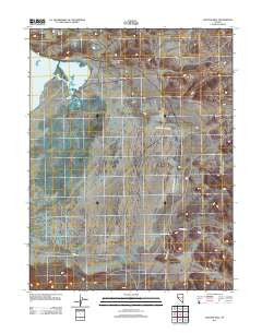 Hooten Well Nevada Historical topographic map, 1:24000 scale, 7.5 X 7.5 Minute, Year 2011