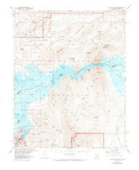 Hoover Dam Arizona Historical topographic map, 1:62500 scale, 15 X 15 Minute, Year 1953