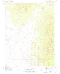 Horse Corral Pass Nevada Historical topographic map, 1:24000 scale, 7.5 X 7.5 Minute, Year 1973