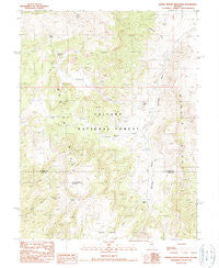 Horse Heaven Mountain Nevada Historical topographic map, 1:24000 scale, 7.5 X 7.5 Minute, Year 1990