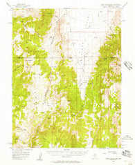 Horse Heaven Mtn Nevada Historical topographic map, 1:62500 scale, 15 X 15 Minute, Year 1956