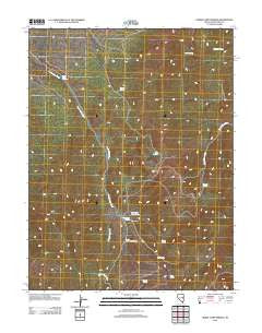Horse Camp Springs Nevada Historical topographic map, 1:24000 scale, 7.5 X 7.5 Minute, Year 2012