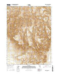 Horse Canyon Nevada Current topographic map, 1:24000 scale, 7.5 X 7.5 Minute, Year 2014