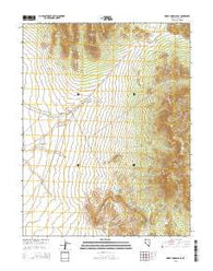 Horse Corral Pass Nevada Current topographic map, 1:24000 scale, 7.5 X 7.5 Minute, Year 2015