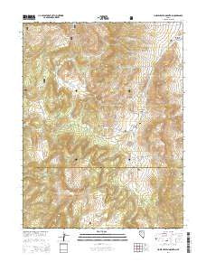 Horse Heaven Mountain Nevada Current topographic map, 1:24000 scale, 7.5 X 7.5 Minute, Year 2014