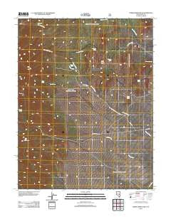 Horse Spring Hills Nevada Historical topographic map, 1:24000 scale, 7.5 X 7.5 Minute, Year 2012