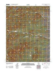 Horse Track Spring Nevada Historical topographic map, 1:24000 scale, 7.5 X 7.5 Minute, Year 2012