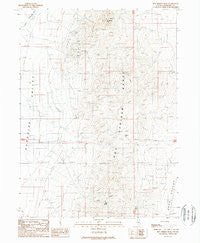 Hot Springs Peak Nevada Historical topographic map, 1:24000 scale, 7.5 X 7.5 Minute, Year 1988