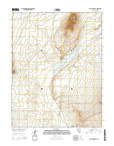 Hot Creek Butte Nevada Current topographic map, 1:24000 scale, 7.5 X 7.5 Minute, Year 2014