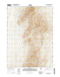 Hot Springs Peak Nevada Current topographic map, 1:24000 scale, 7.5 X 7.5 Minute, Year 2015