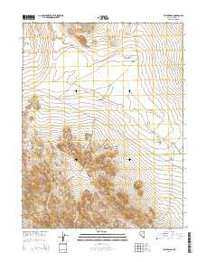 Hu-Pwi Wash Nevada Current topographic map, 1:24000 scale, 7.5 X 7.5 Minute, Year 2014