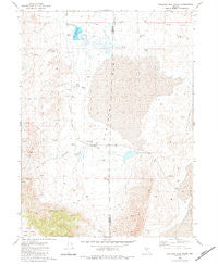Hualapai Flat South Nevada Historical topographic map, 1:24000 scale, 7.5 X 7.5 Minute, Year 1980