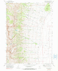 Humboldt Peak Nevada Historical topographic map, 1:24000 scale, 7.5 X 7.5 Minute, Year 1969