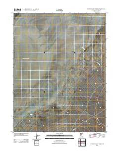 Humboldt Salt Marsh Nevada Historical topographic map, 1:24000 scale, 7.5 X 7.5 Minute, Year 2011