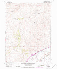 Hunter Nevada Historical topographic map, 1:24000 scale, 7.5 X 7.5 Minute, Year 1962