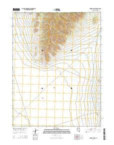 Hunter Point Nevada Current topographic map, 1:24000 scale, 7.5 X 7.5 Minute, Year 2014
