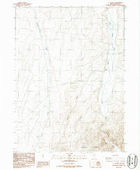 I L Ranch Nevada Historical topographic map, 1:24000 scale, 7.5 X 7.5 Minute, Year 1987