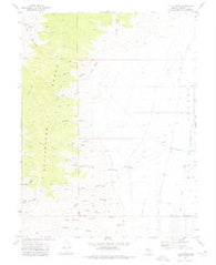 I X L Canyon Nevada Historical topographic map, 1:24000 scale, 7.5 X 7.5 Minute, Year 1972